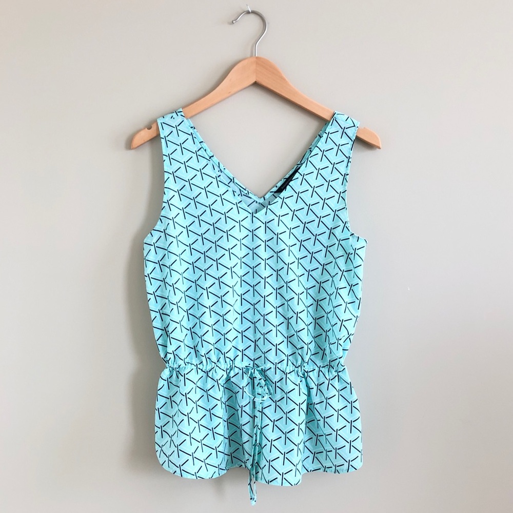Banana Republic Factory patterned cami blouse
